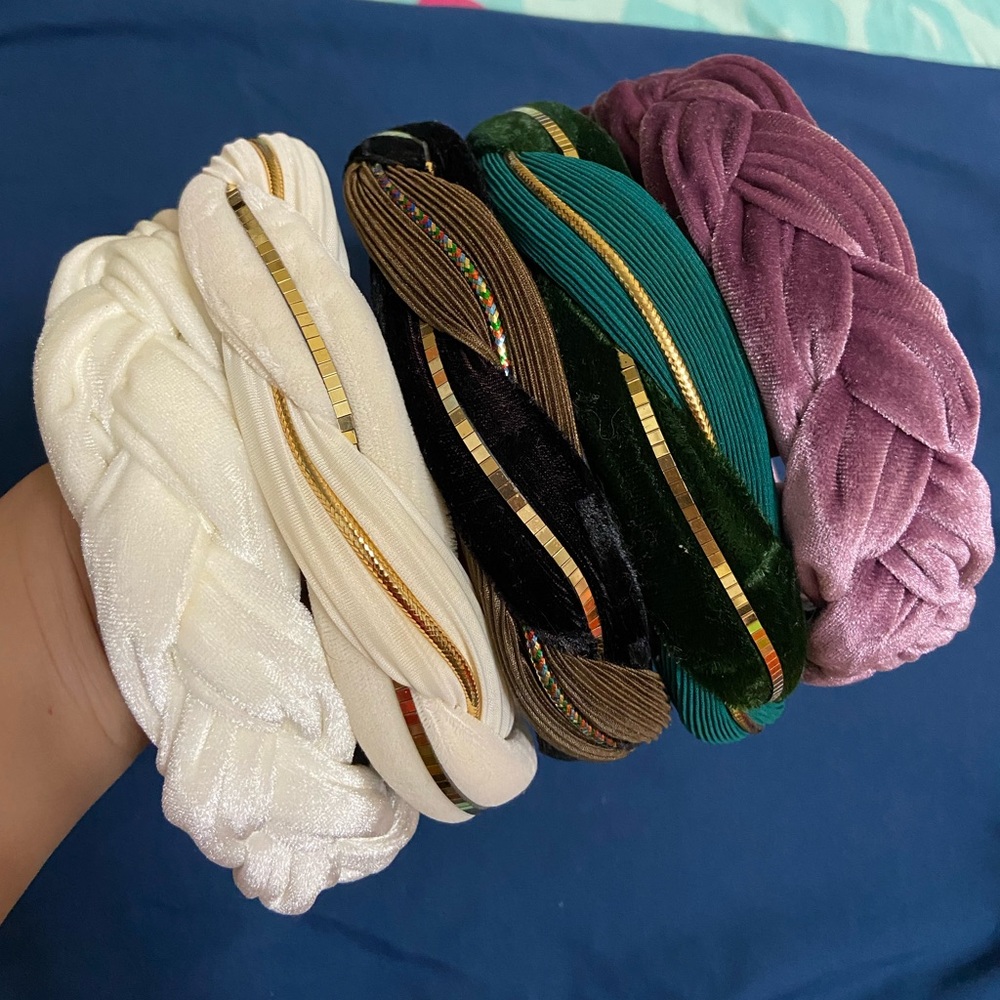New! Women’s Wide Headbands 5 Piece Set